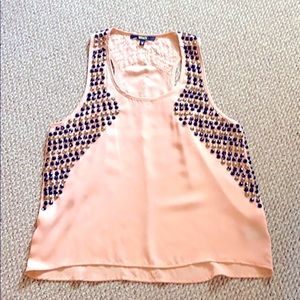 Jeweled Racerback Tank Top